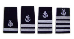 SILVER STRIPES WITH ANCHOR