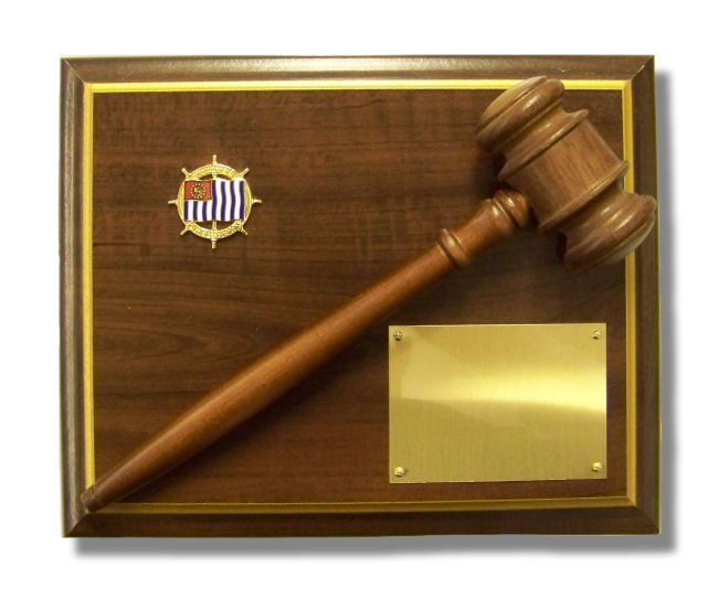 USPS Gavel Plaque - Click Image to Close