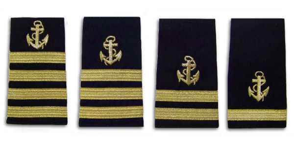GOLD STRIPES WITH ANCHOR - Click Image to Close