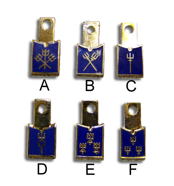 OFFICER'S LAPEL TABS - Click Image to Close