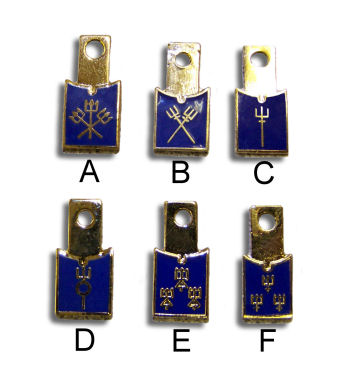 OFFICER'S LAPEL TABS